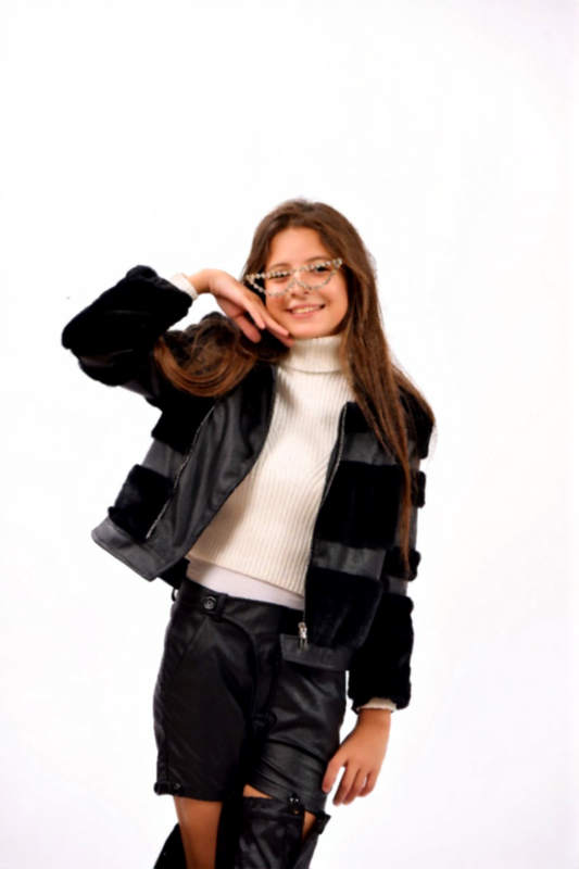 striped texture jacket