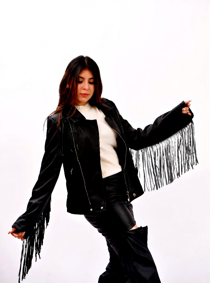 long fringe jacket