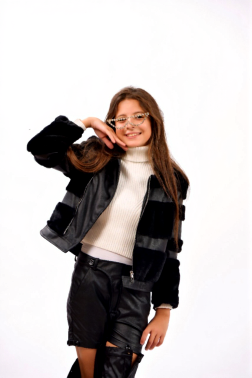 striped texture jacket