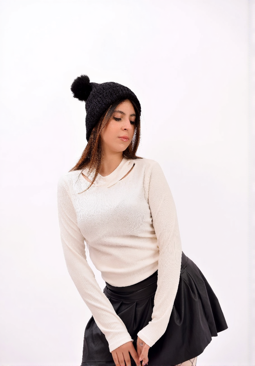wrapped layered skirt