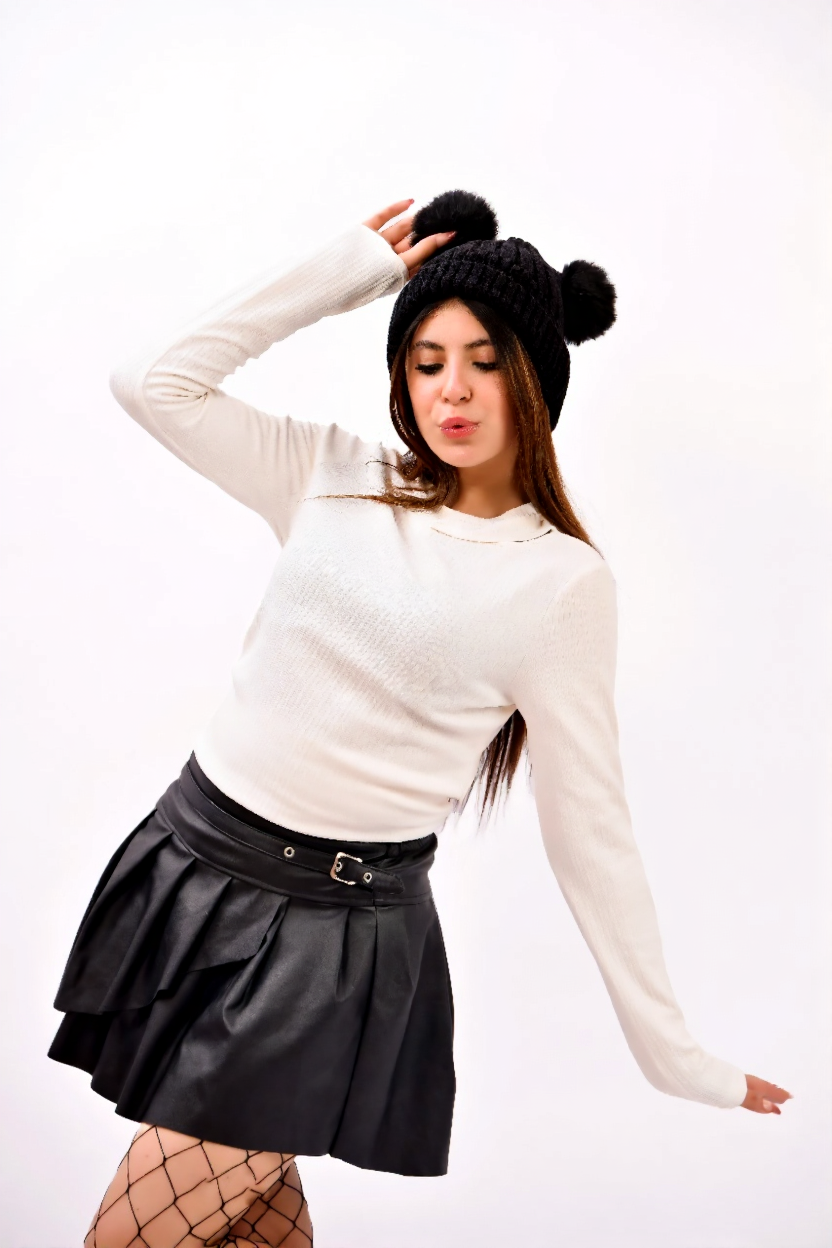 wrapped layered skirt