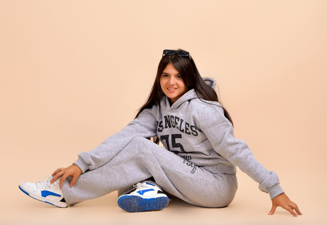 cozy grey loungewear set