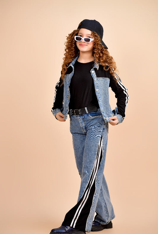 trendy denim set