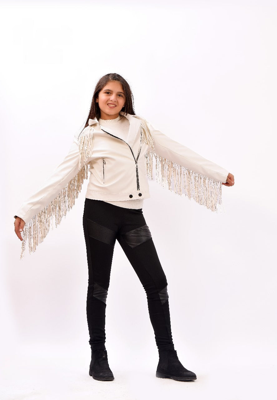 long fringe jacket