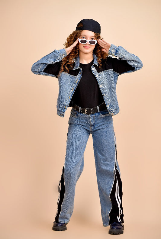 trendy denim set