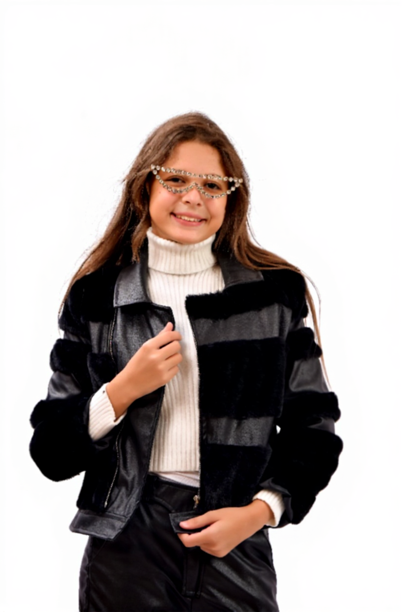 striped texture jacket